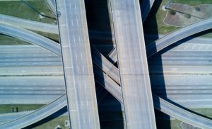 empty traffic during coronavirus pandemic